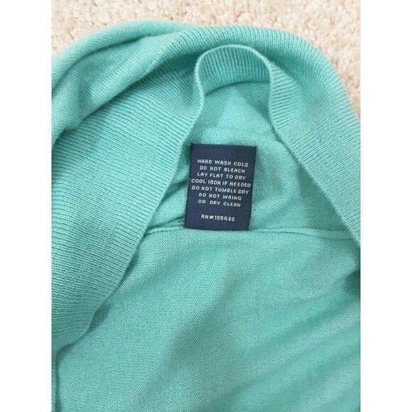 Montego Golf ~Men's Size L--Light Green 55% Silk 45% Cashmere Vest V-Neck. - Picture 6 of 6